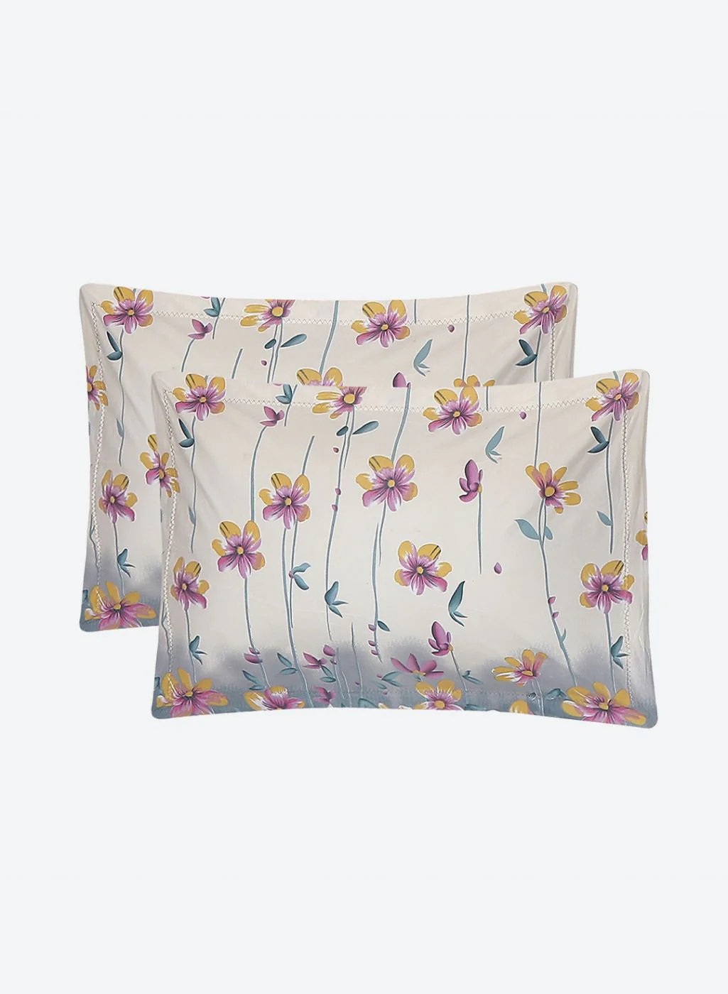 130 GSM Polyester Queen Bedsheet with 2 Pillow Covers - Image 7