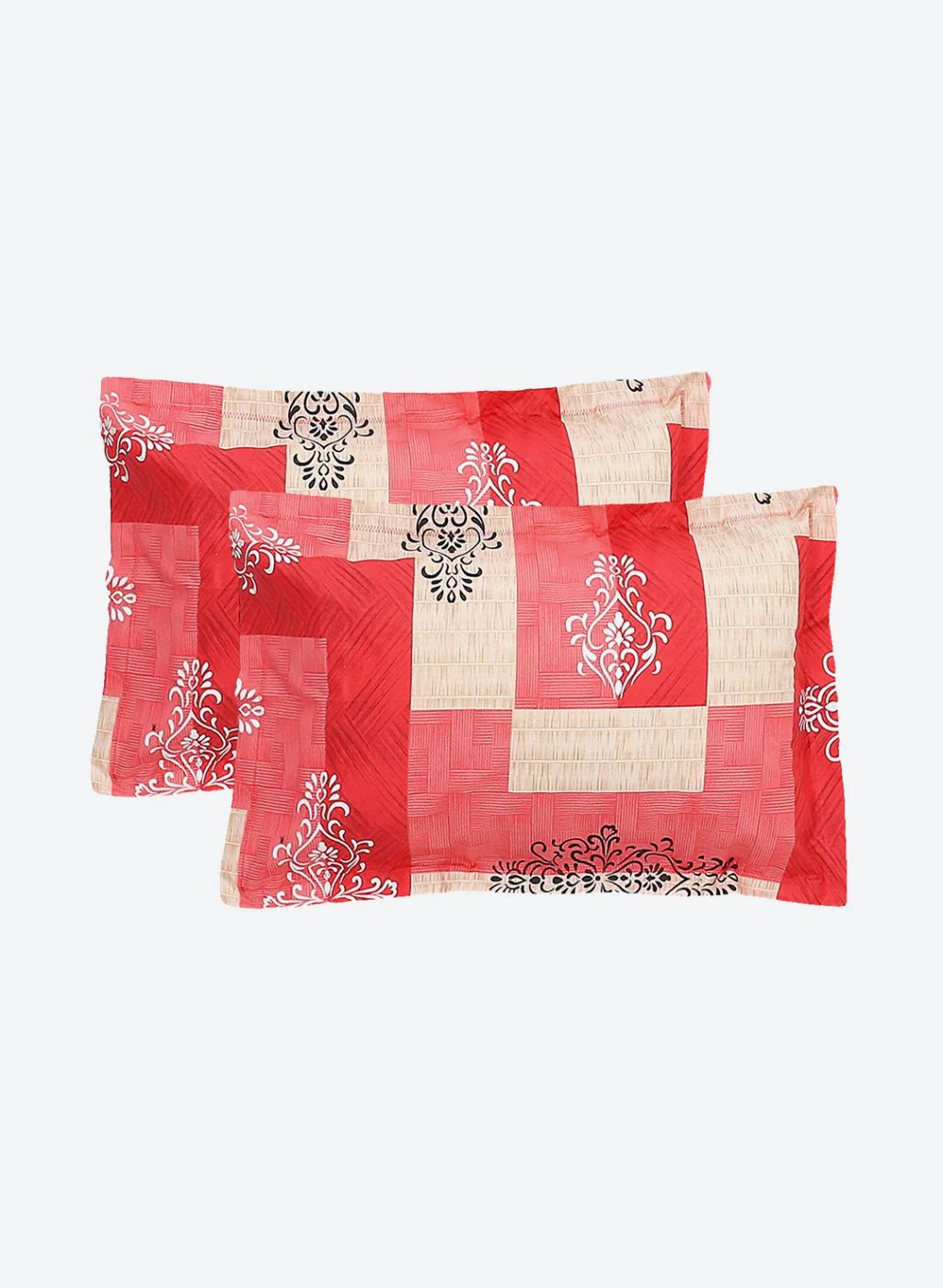 140TC Pure Cotton King Bedsheet with 2 Pillow Covers - Image 7