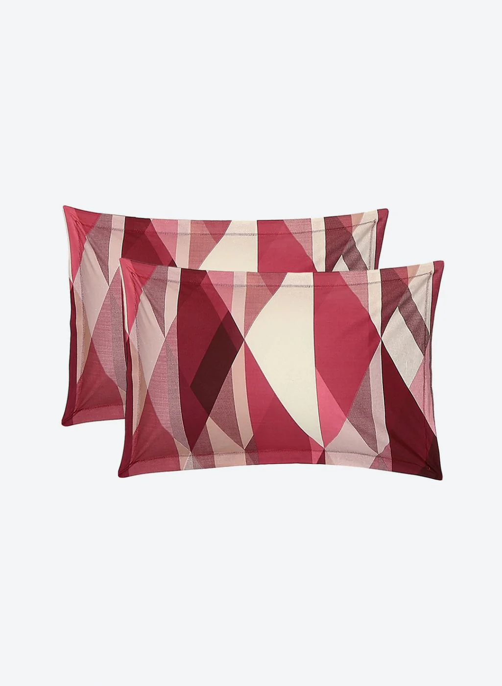 140TC Pure Cotton Queen Bedsheet with 2 Pillow Covers - Image 7