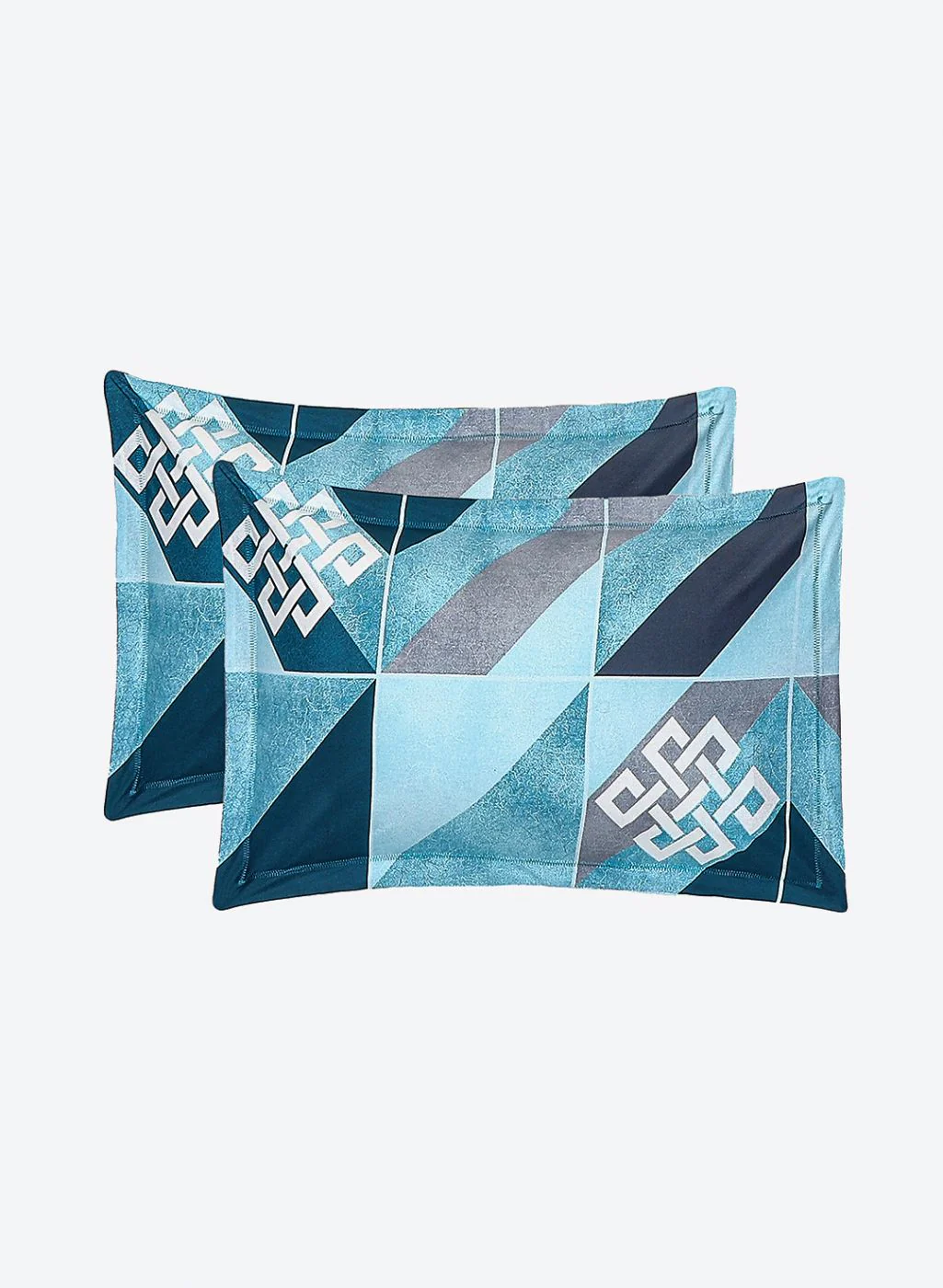 140TC Pure Cotton Queen Bedsheet with 2 Pillow Covers - Image 7