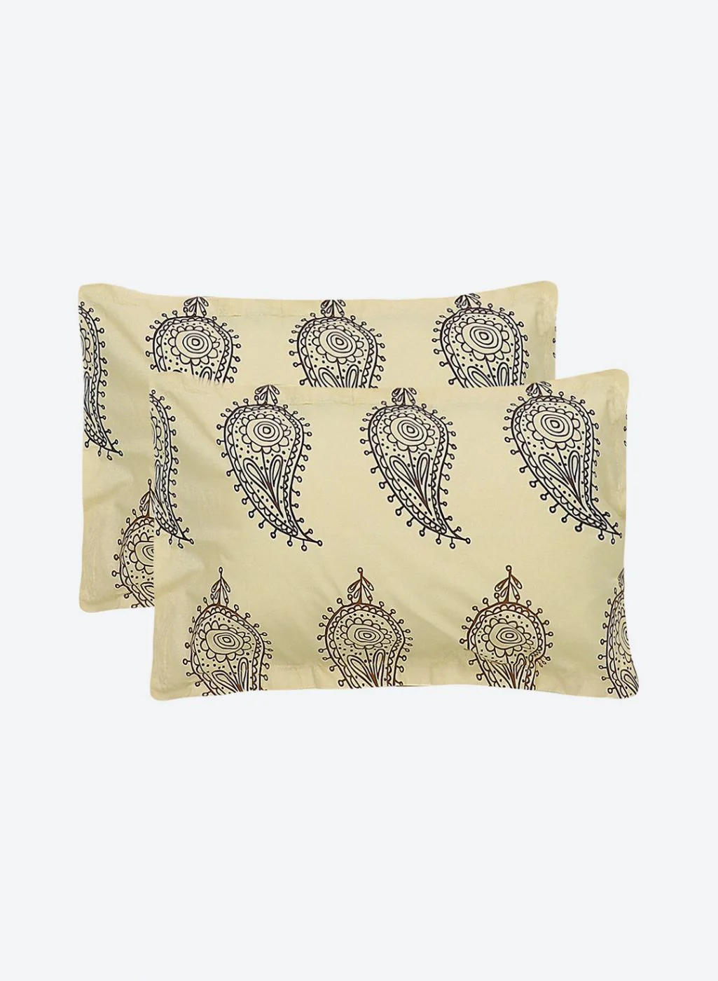 144TC Pure Cotton Single Bedsheet with 1 Pillow Covers - Image 7