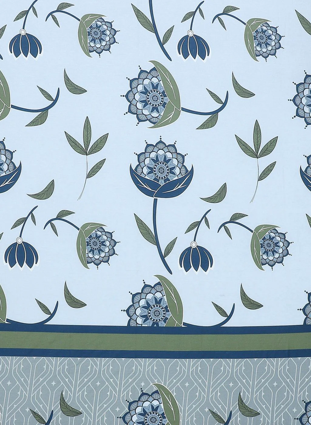 144TC Pure Cotton Single Bedsheet with 1 Pillow Covers - Image 6