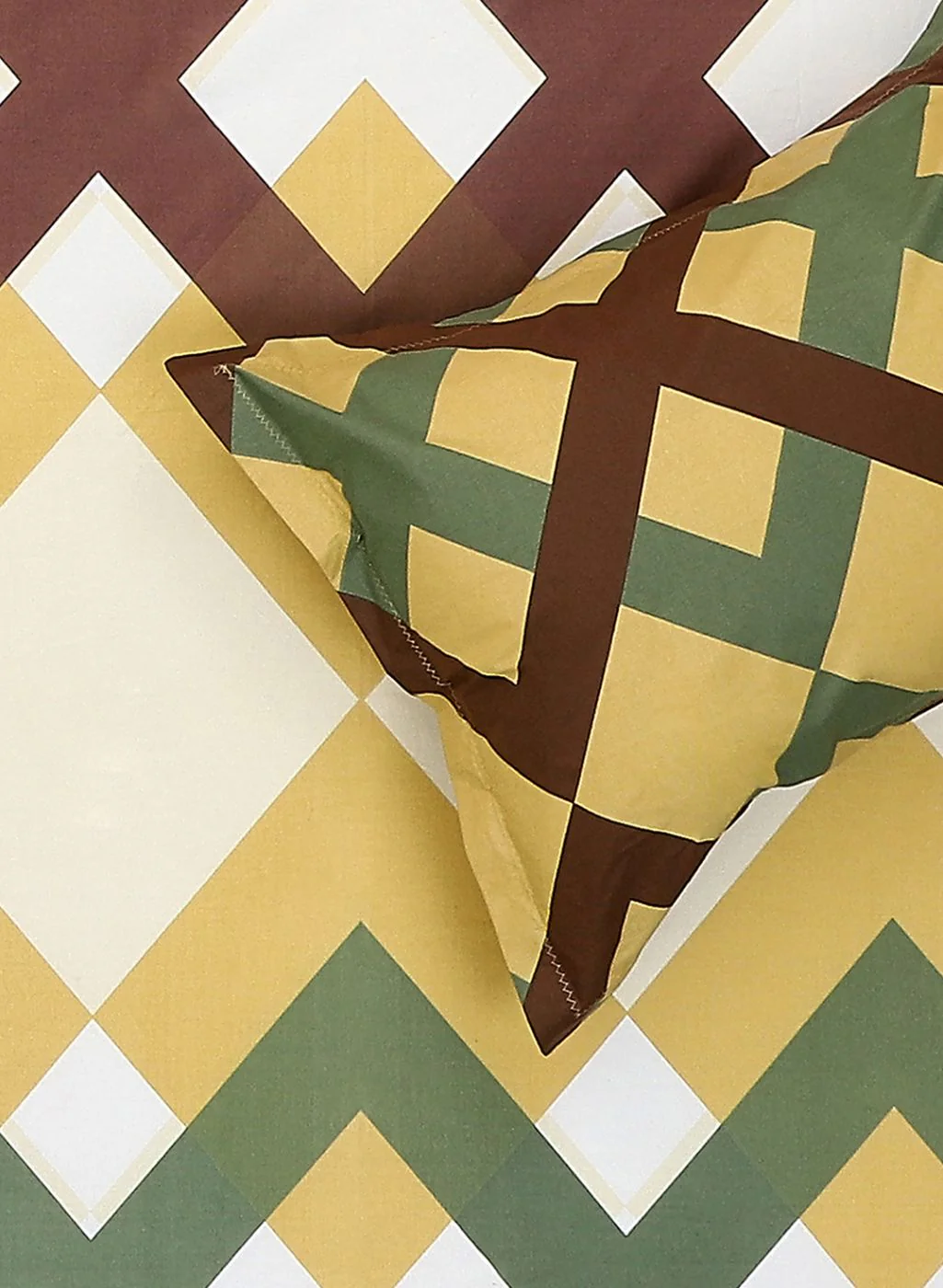152TC Pure Cotton King Bedsheet with 2 Pillow Covers - Image 5