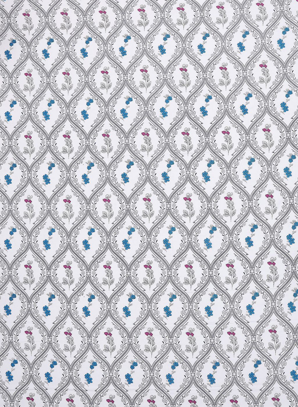 180TC Pure Cotton King Bedsheet with 2 Pillow Covers - Image 6