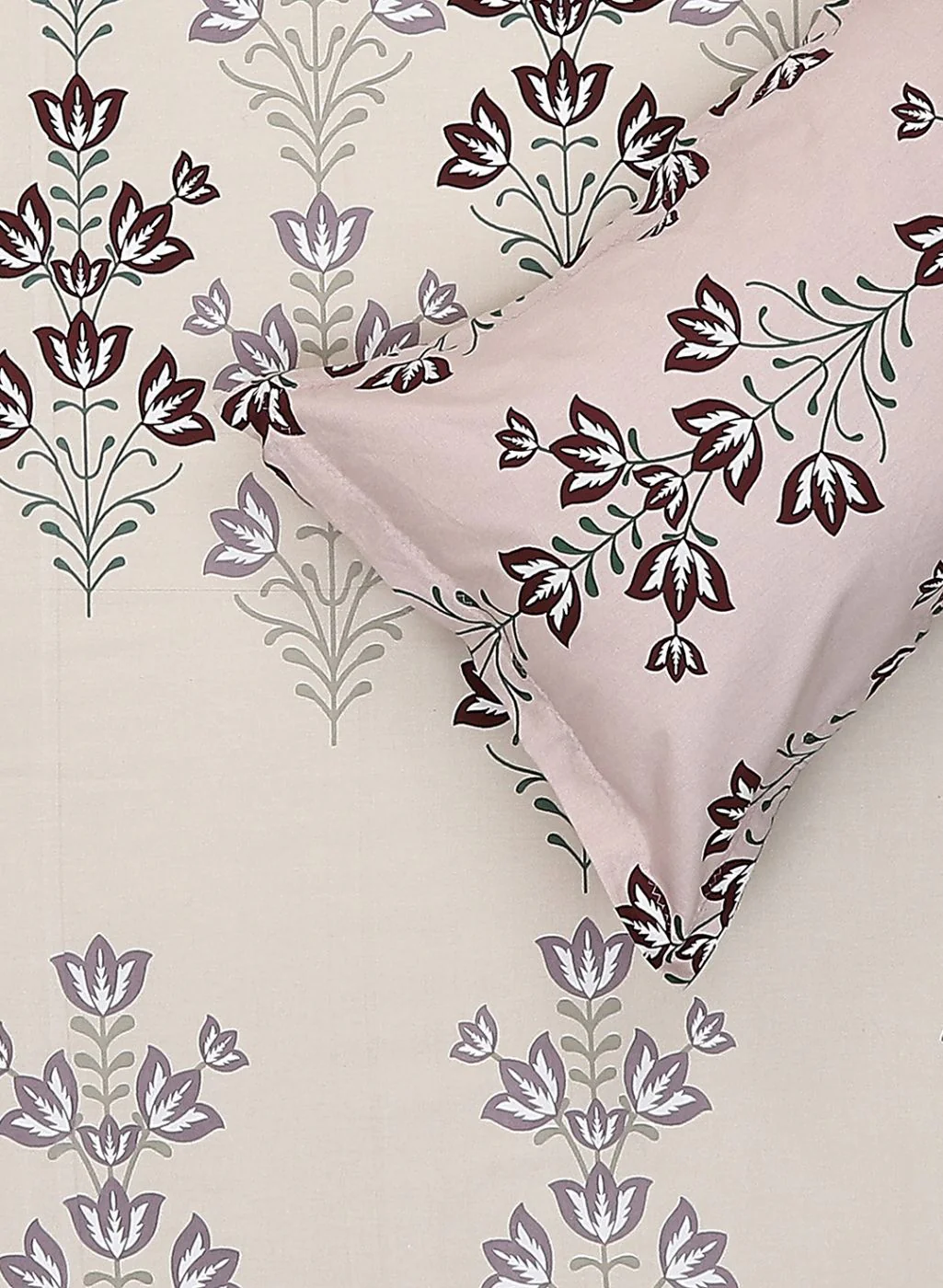 180TC Pure Cotton King Bedsheet with 2 Pillow Covers - Image 5