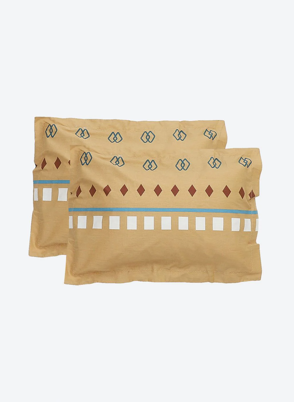 200TC Pure Cotton King Bedsheet with 2 Pillow Covers - Image 7