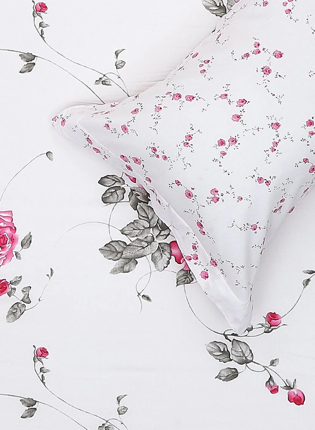200TC Pure Cotton Queen Bedsheet with 2 Pillow Covers - Image 5