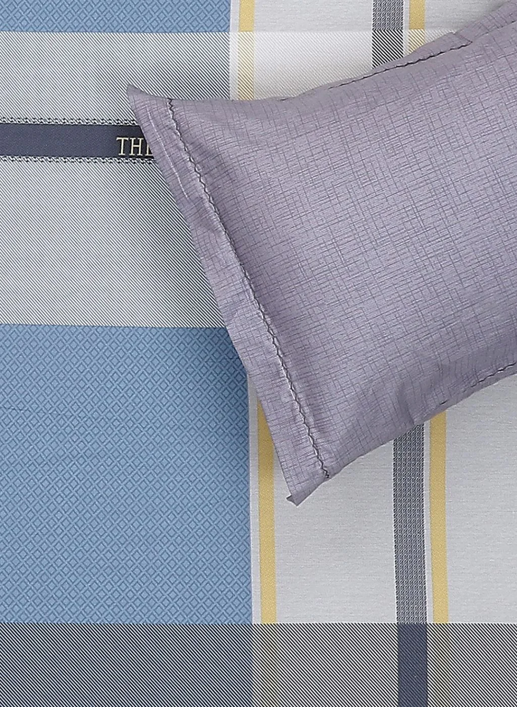 200TC Pure Cotton Queen Bedsheet with 2 Pillow Covers - Image 5