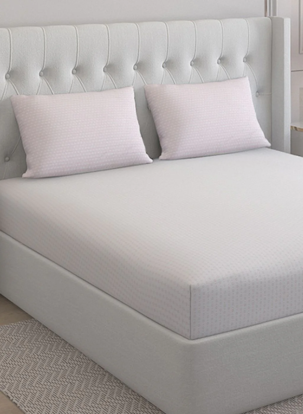 210TC Pure Cotton Queen Bedsheet with 2 Pillow Covers - Image 4