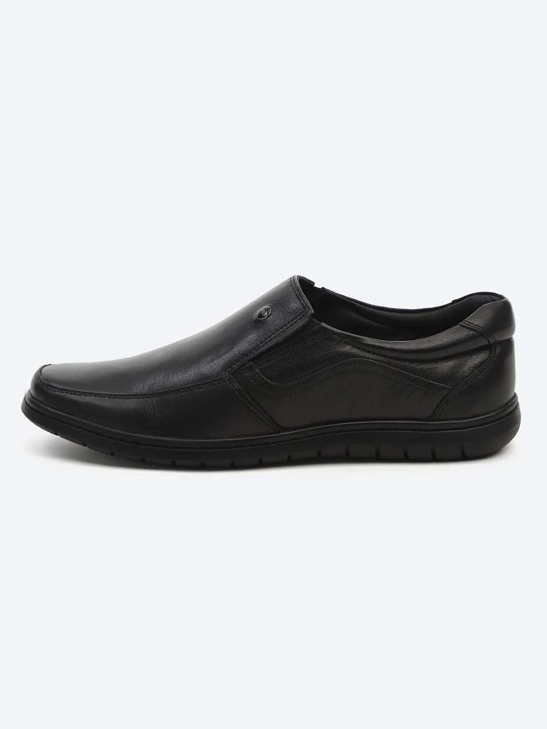 Monte Carlo Black Comfortable Slip on Formal Shoes for Men - Image 4