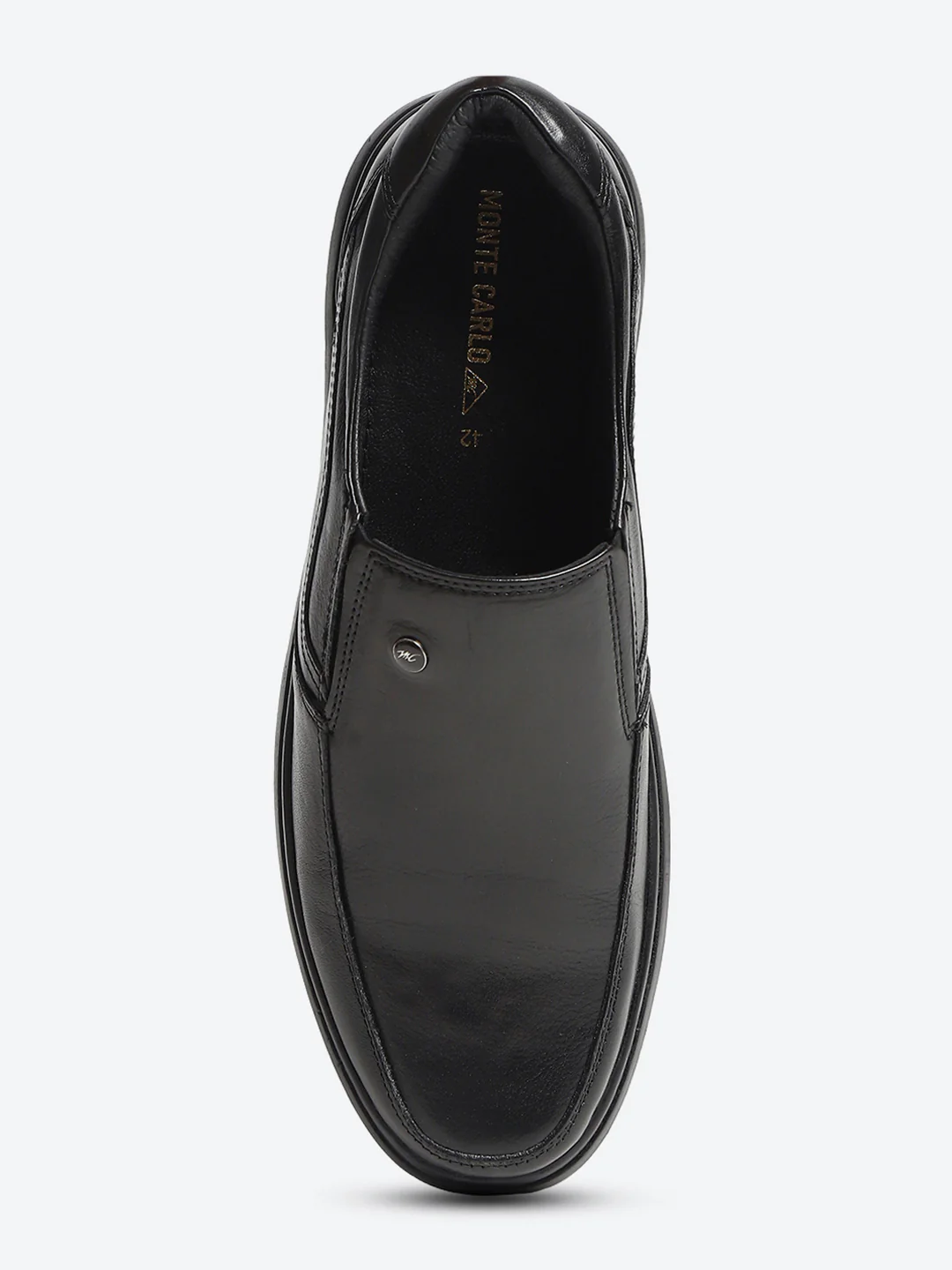 Monte Carlo Black Comfortable Slip on Formal Shoes for Men - Image 6