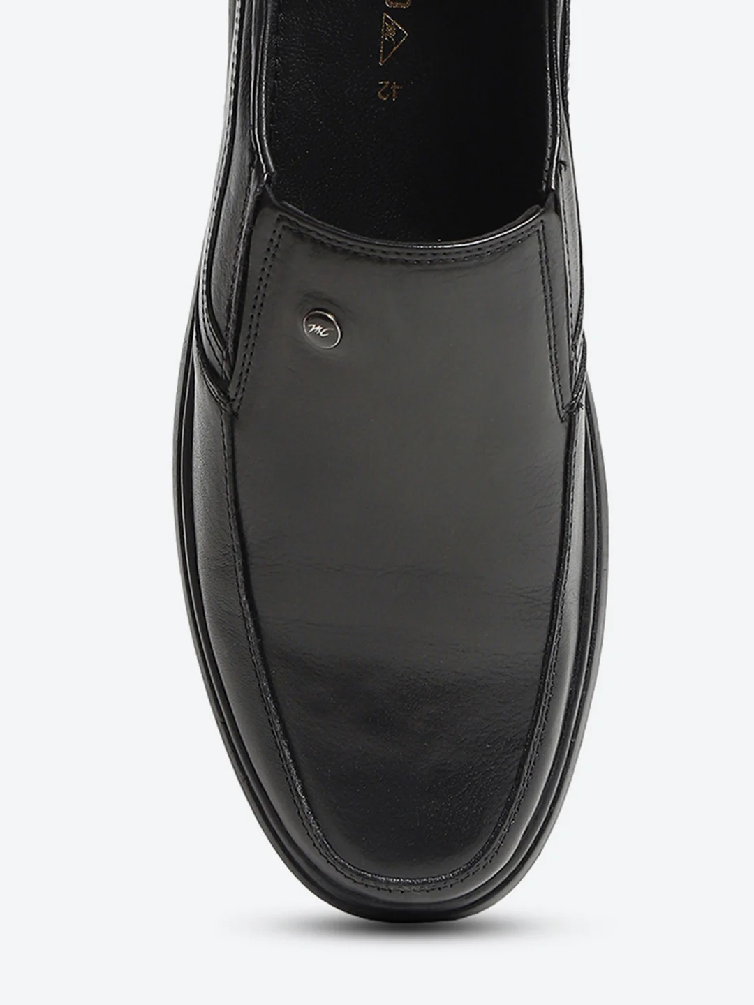 Monte Carlo Black Comfortable Slip on Formal Shoes for Men - Image 7