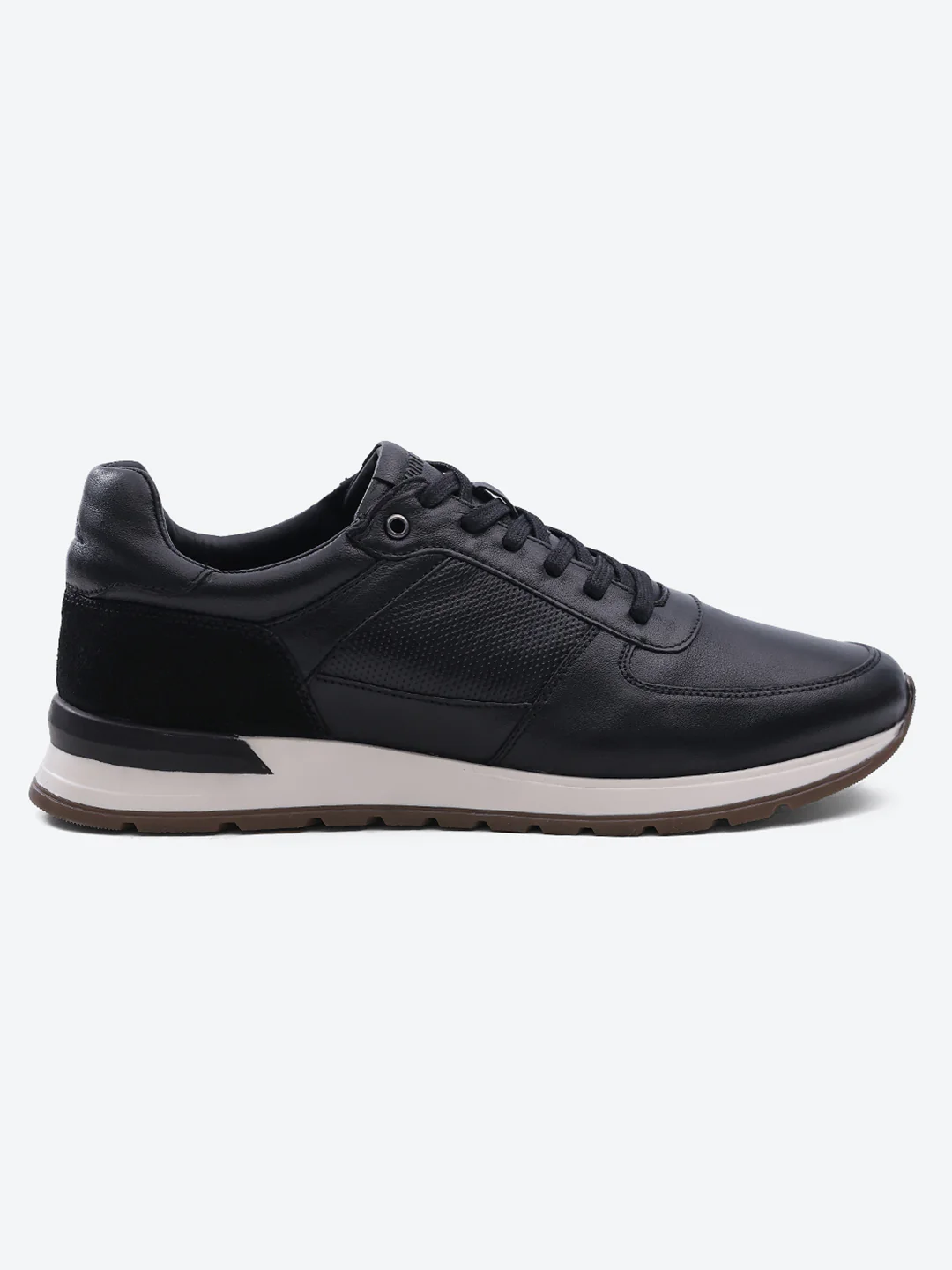 Monte Carlo Black Lace Up Low-Top Casual Sneaker Shoe for Men - Image 5