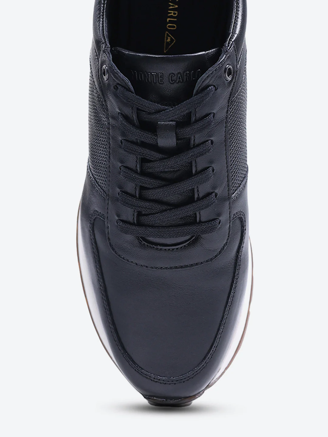 Monte Carlo Black Lace Up Low-Top Casual Sneaker Shoe for Men - Image 7