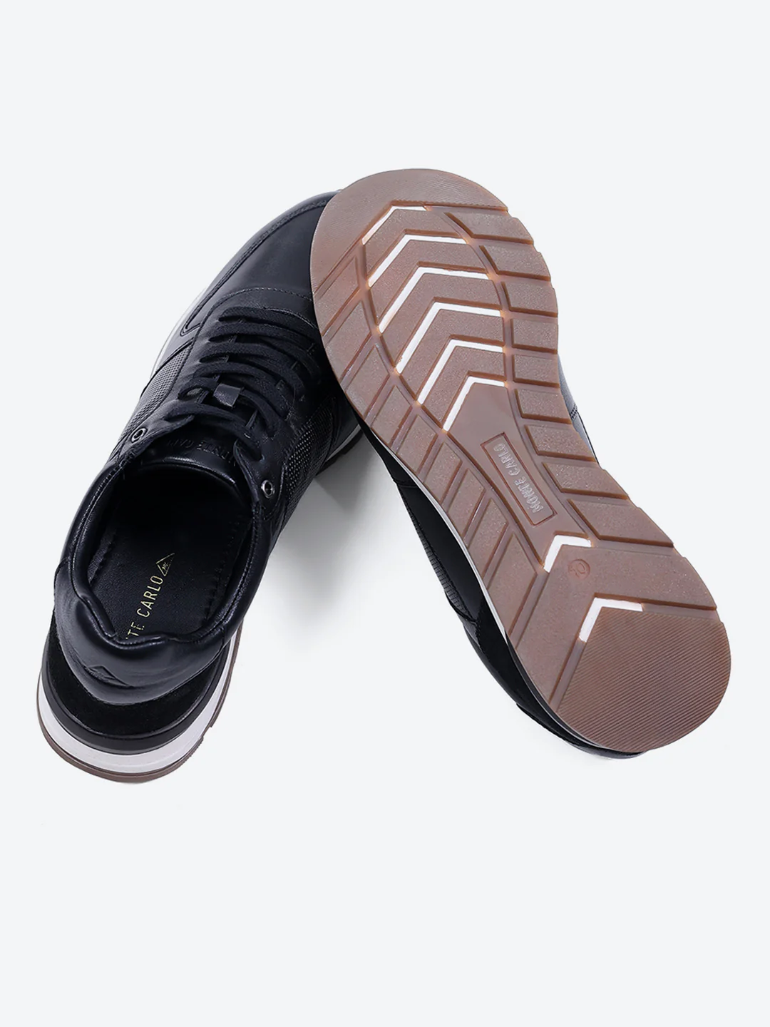 Monte Carlo Black Lace Up Low-Top Casual Sneaker Shoe for Men - Image 8