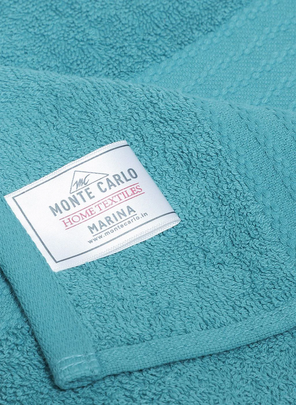 Blue Cotton 400 GSM Bath Towel - Image 4