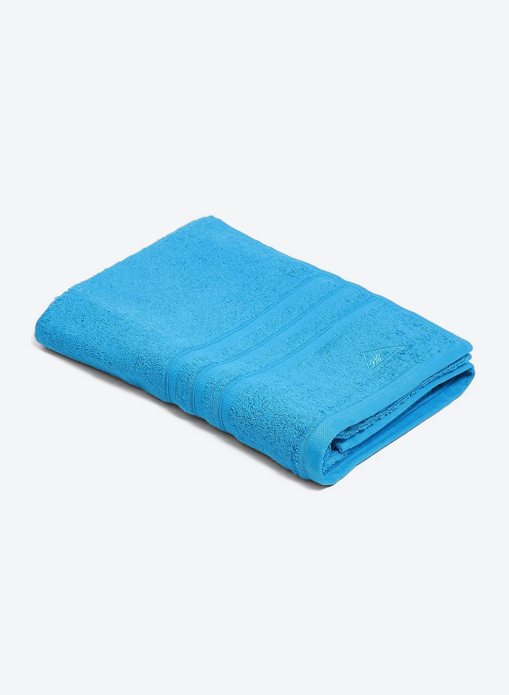 Blue Cotton 525 GSM Bath Towel - Image 2