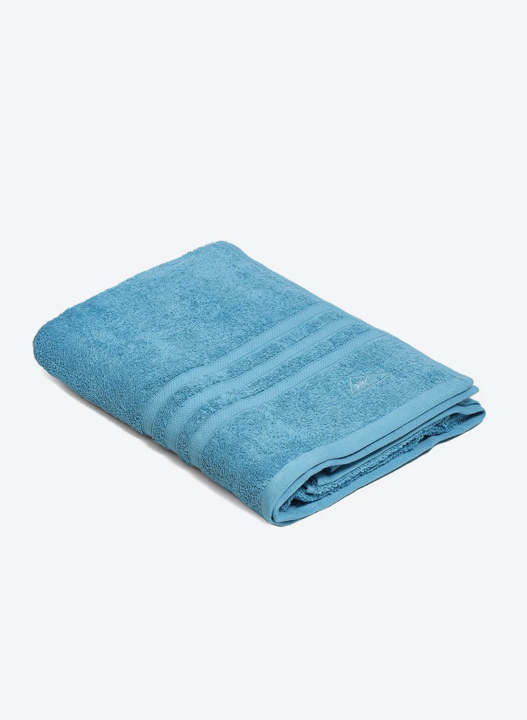 Blue Cotton 525 GSM Bath Towel - Image 2