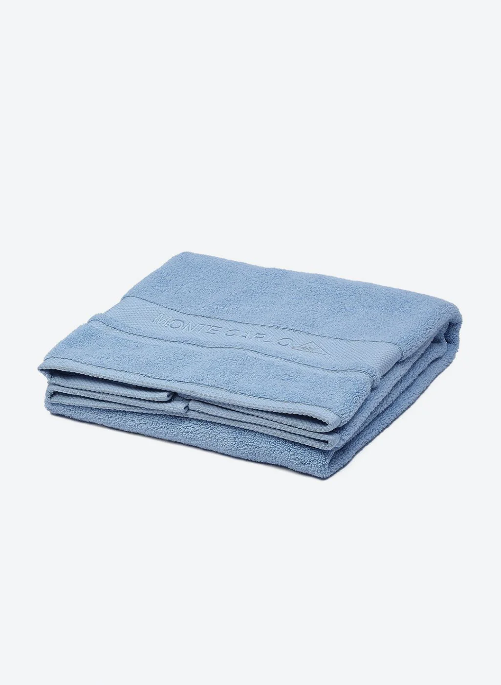Blue Cotton 625 GSM Bath Towel - Image 3