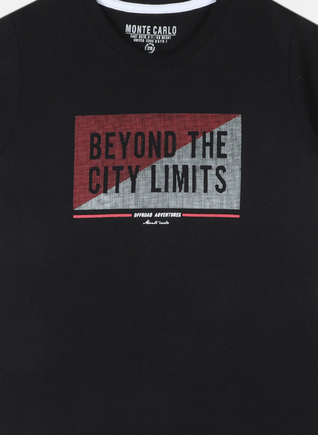 Boys Black Printed T-Shirt - Image 4