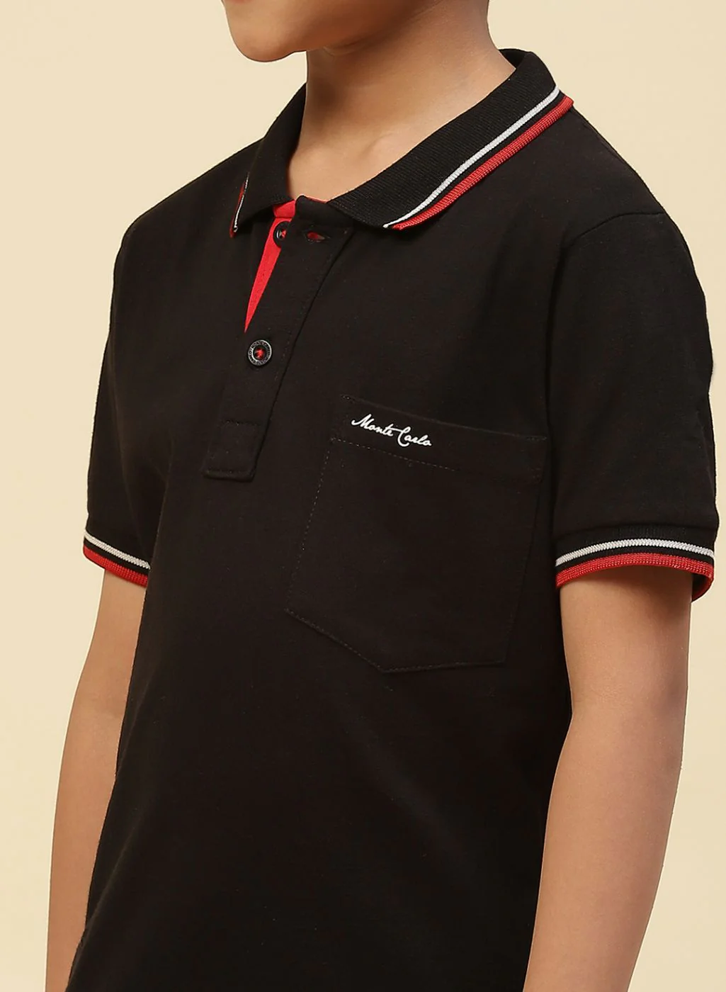 Boys Black Printed T-Shirt - Image 6