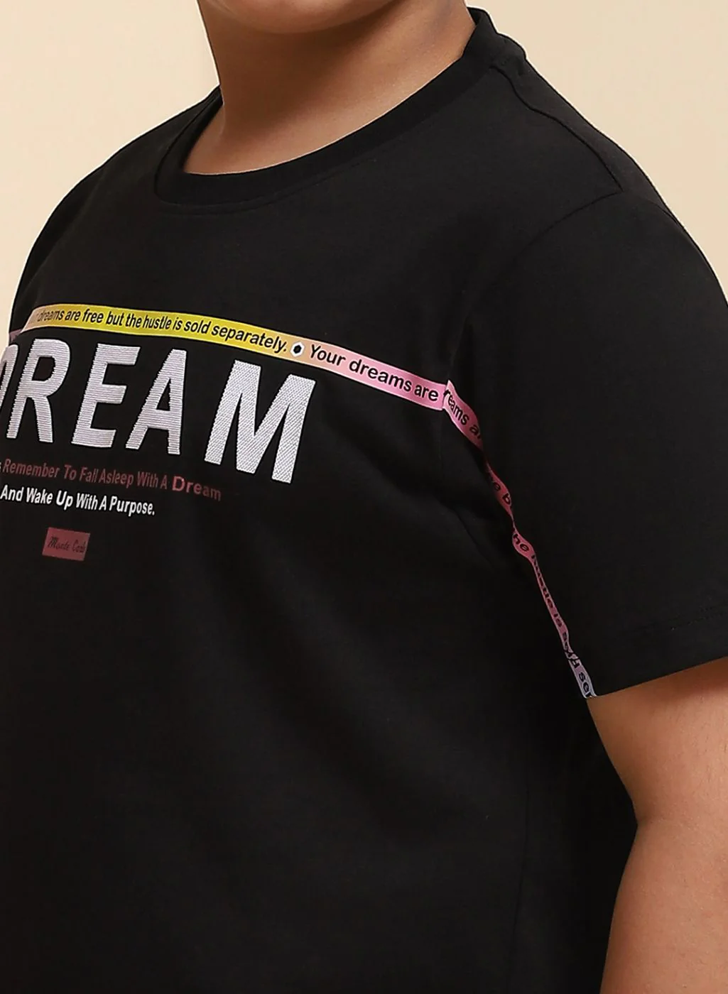 Boys Black Printed T-Shirt - Image 6