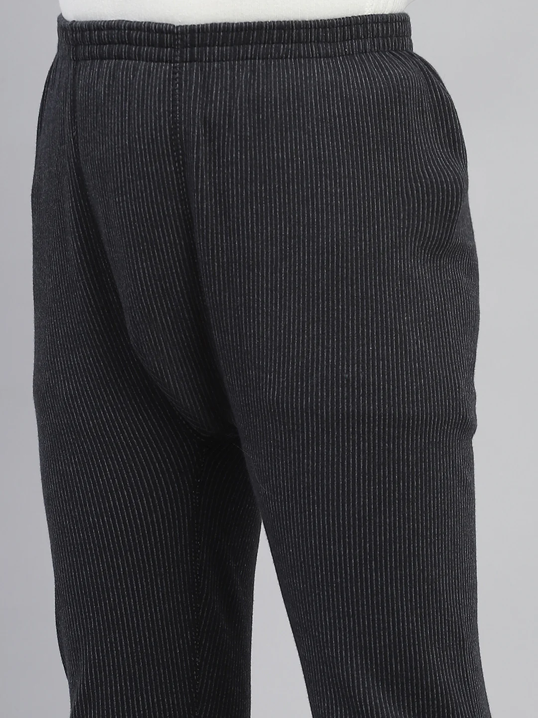 Boys Black Solid Thermal Lower - Image 6