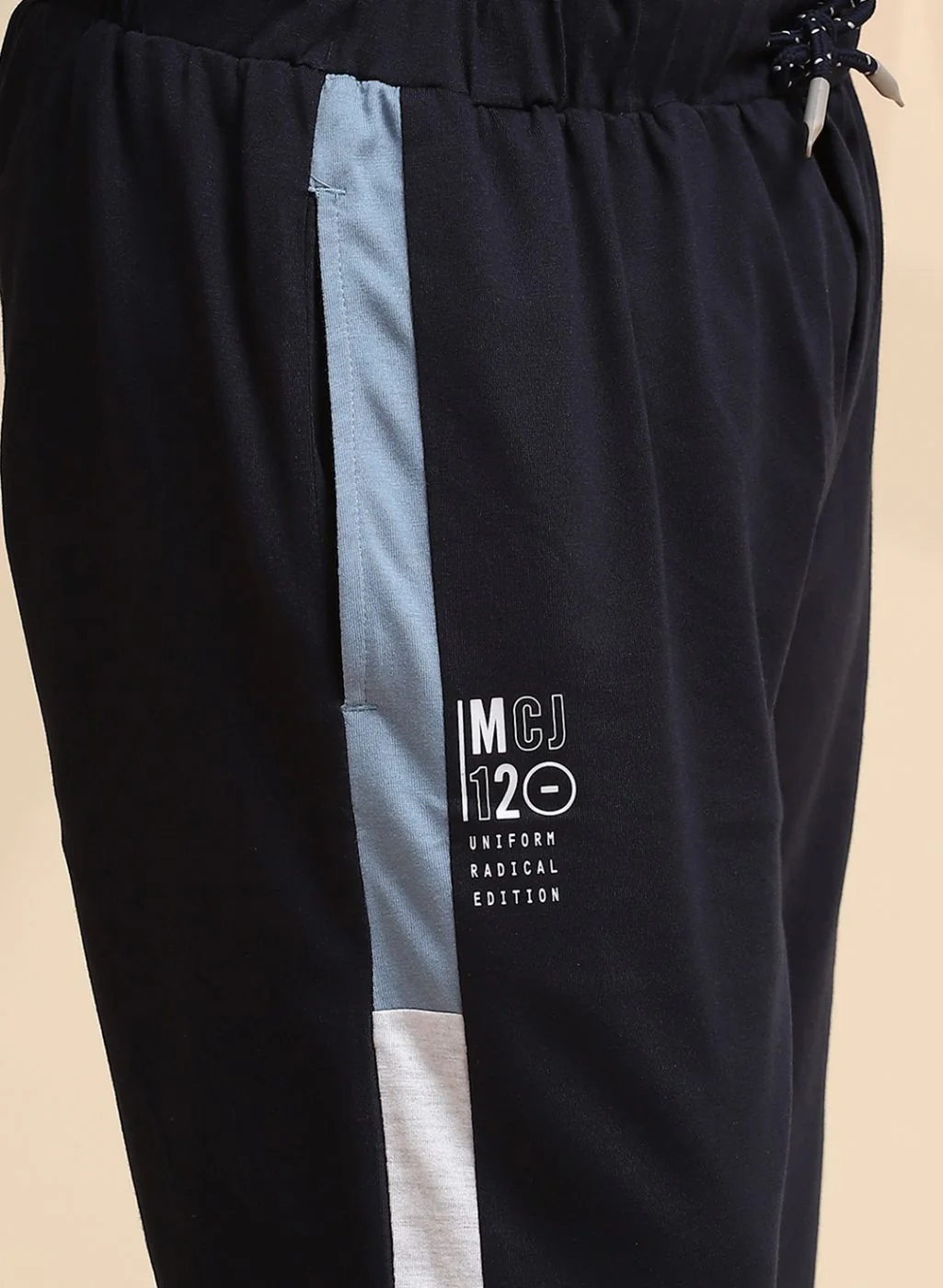 Boys Blue Printed Bermuda Set - Image 7