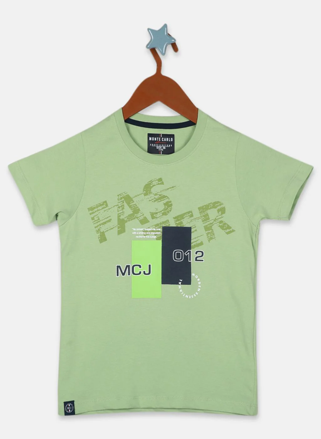 Boys Blue Printed T-Shirt - Image 2