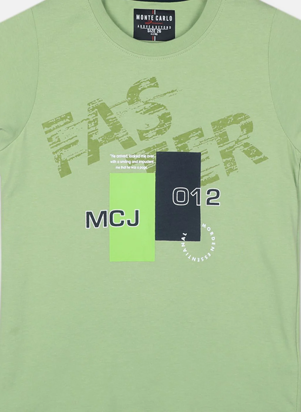 Boys Blue Printed T-Shirt - Image 4