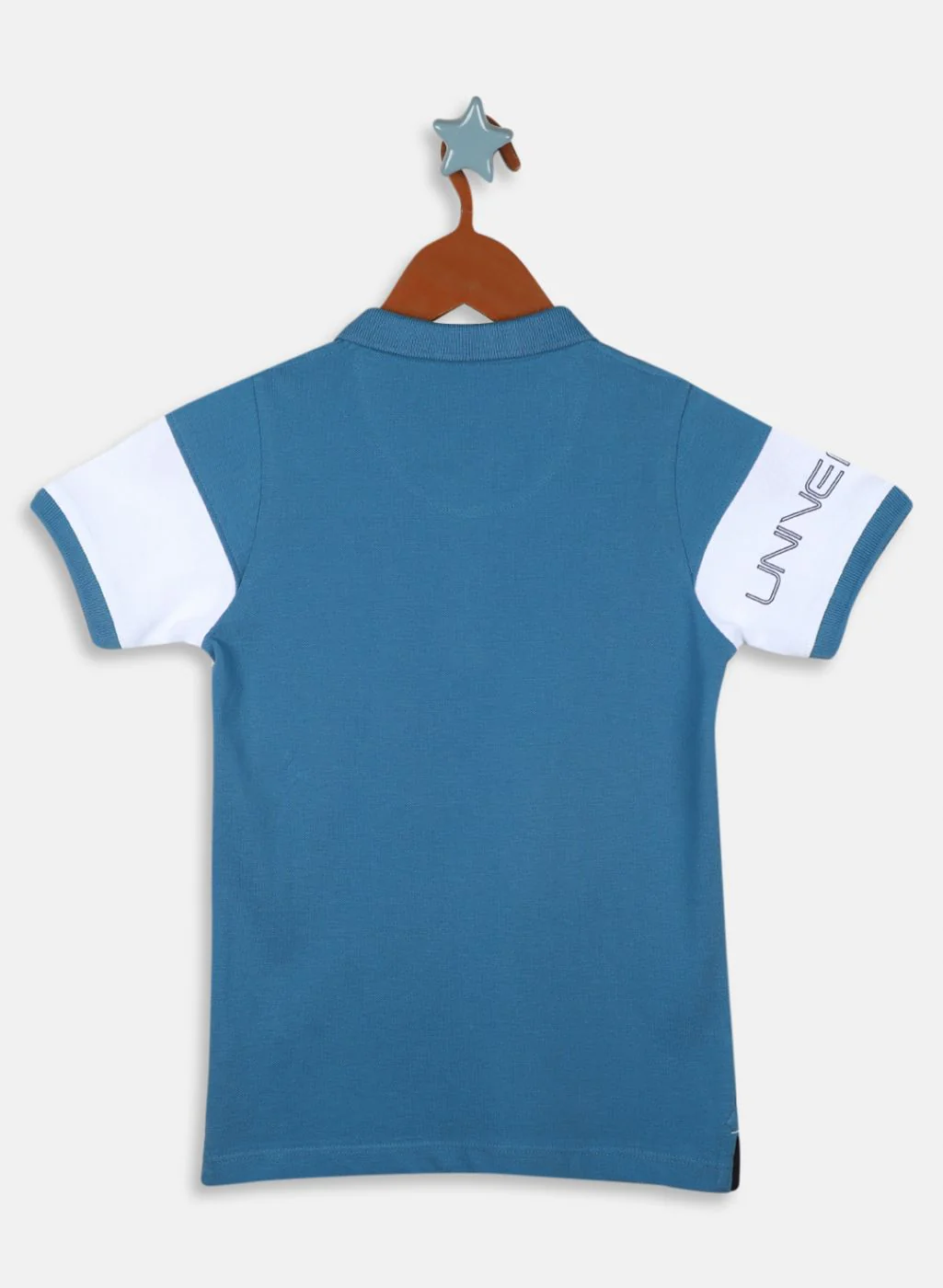 Boys Blue Printed T-Shirt - Image 2