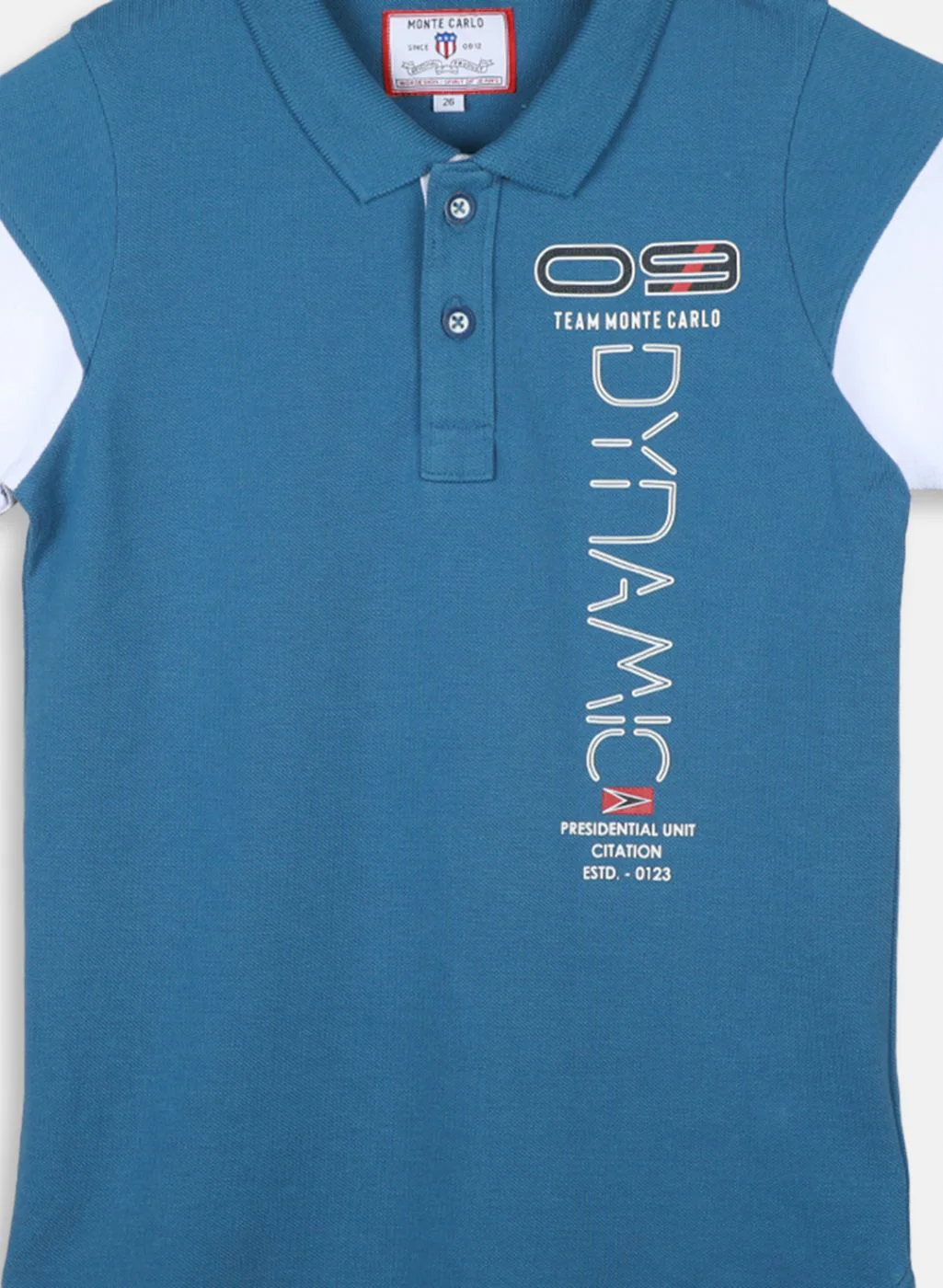 Boys Blue Printed T-Shirt - Image 3