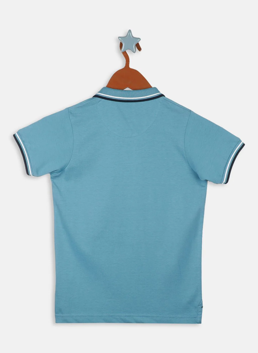 Boys Blue Printed T-Shirt - Image 2