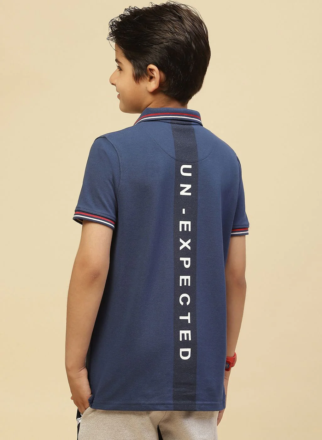 Boys Blue Printed T-Shirt - Image 5