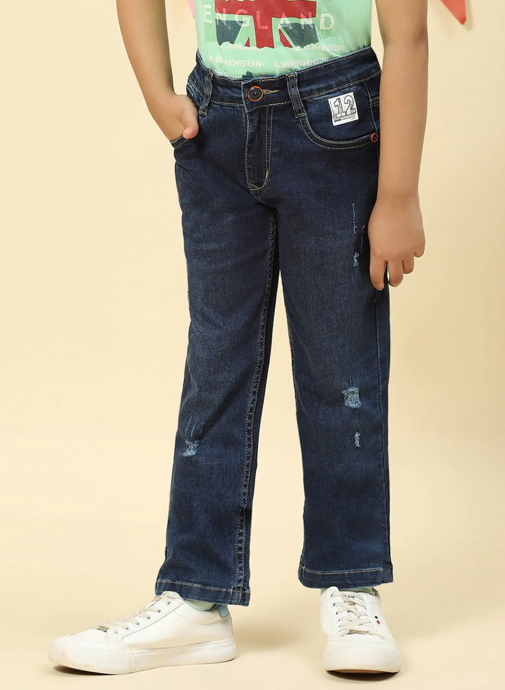 Boys Blue Regular Fit Denim - Image 3