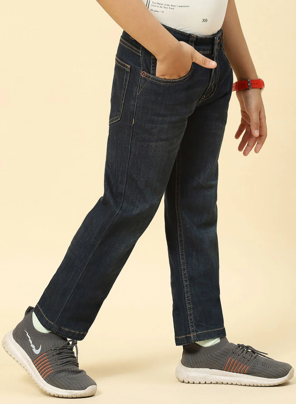 Boys Blue Regular Fit Denim - Image 4