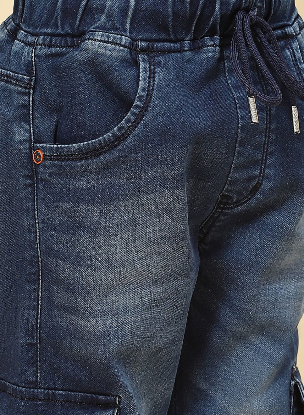 Boys Blue Regular Fit Jogger - Image 6