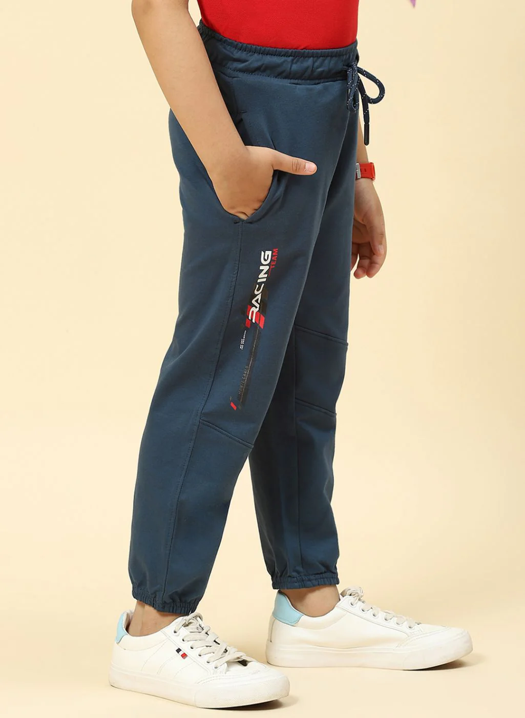 Boys Blue Regular Fit Lower - Image 4