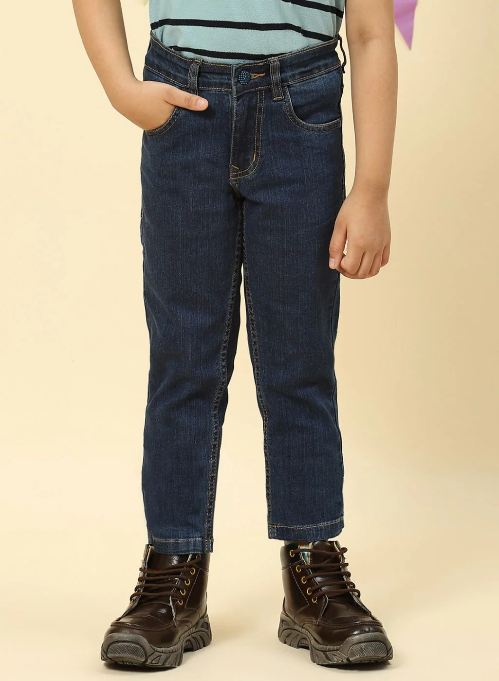 Boys Blue Slim Fit Denim - Image 2