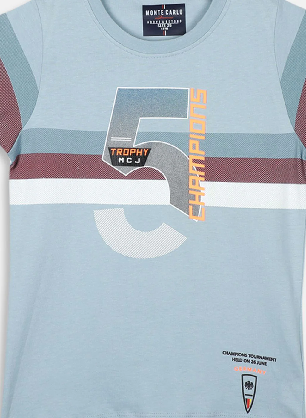 Boys Green Printed T-Shirt - Image 3