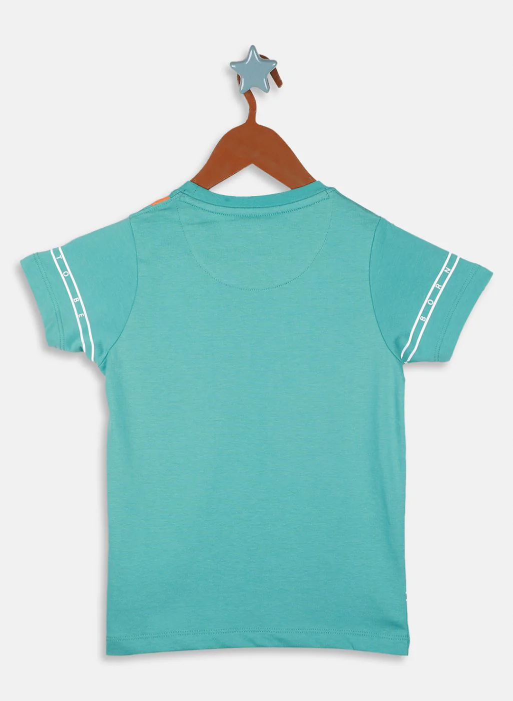 Boys Green Printed T-Shirt - Image 2