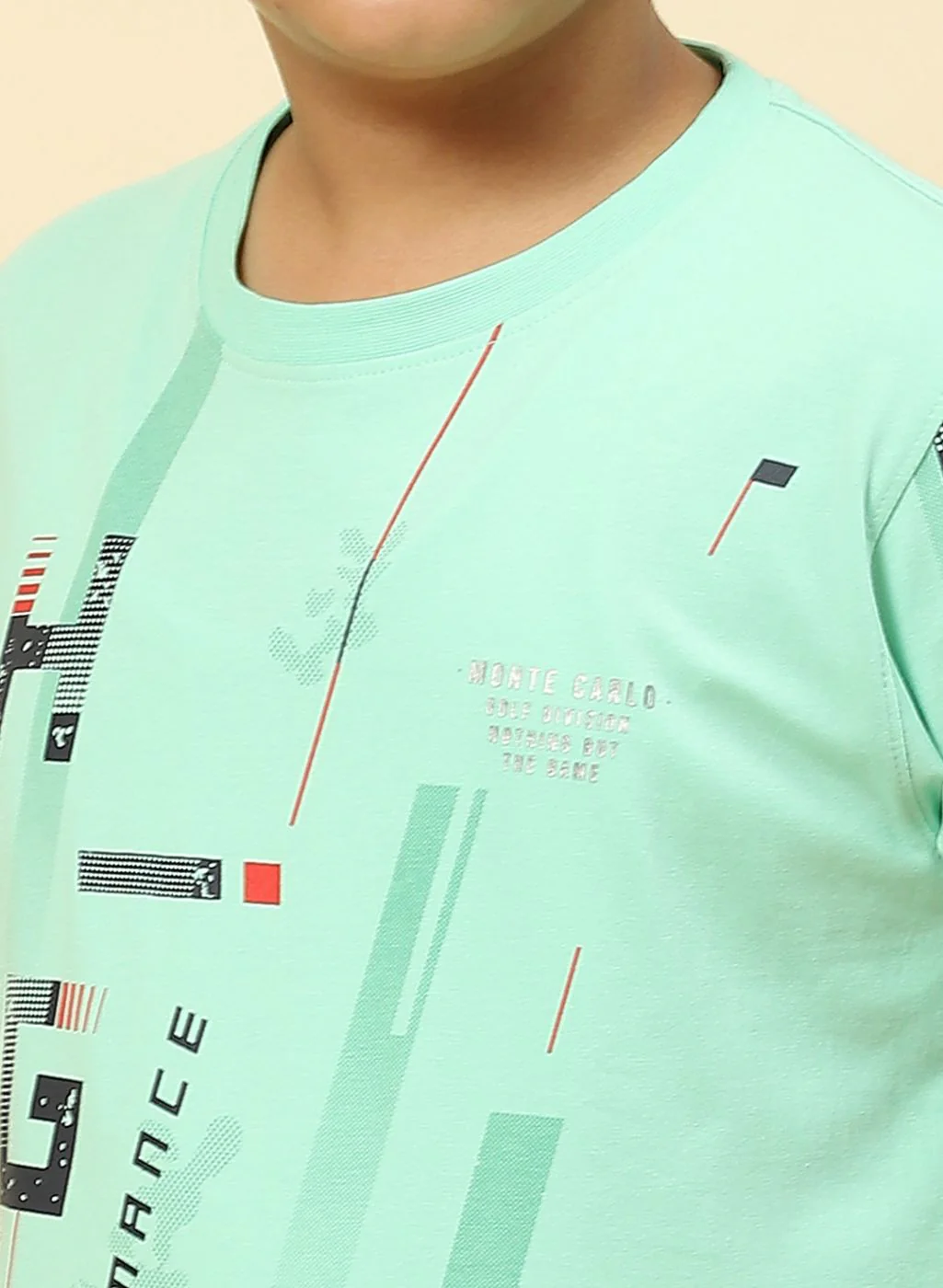 Boys Green Printed T-Shirt - Image 6