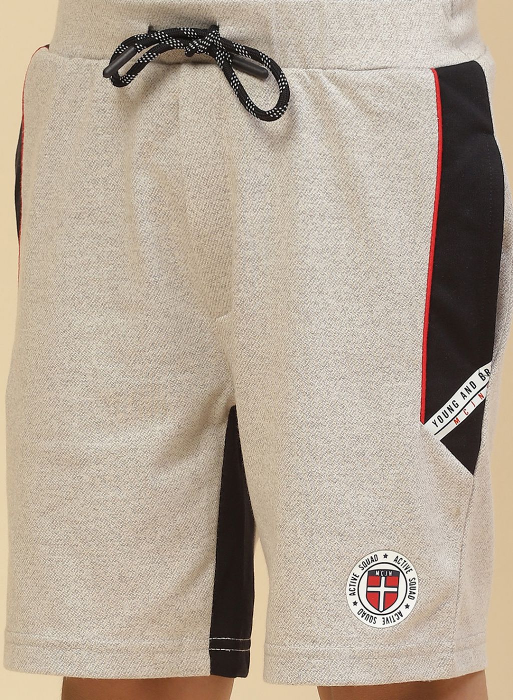 Boys Grey Printed Bermuda - Image 6