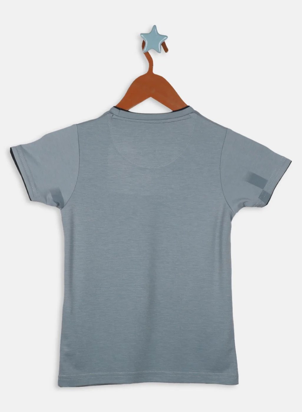 Boys Grey Printed T-Shirt - Image 2