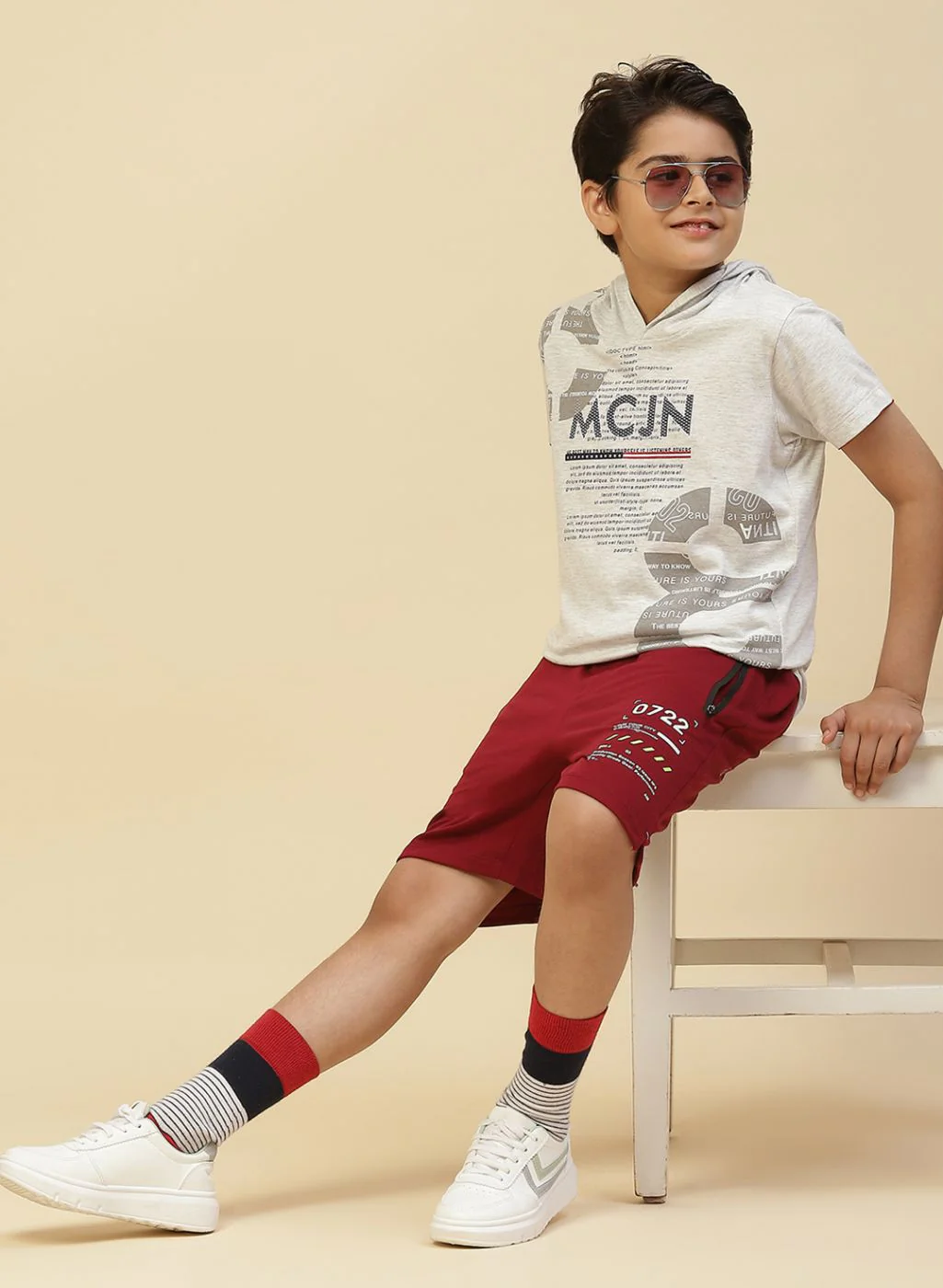 Boys Grey Printed T-Shirt - Image 5