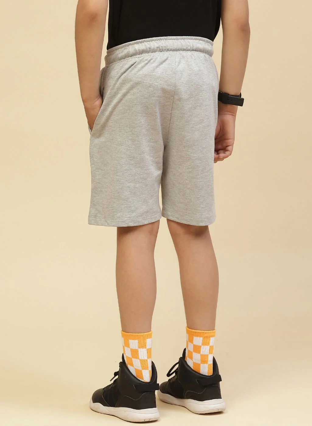Boys Grey Printed T-Shirt - Image 4