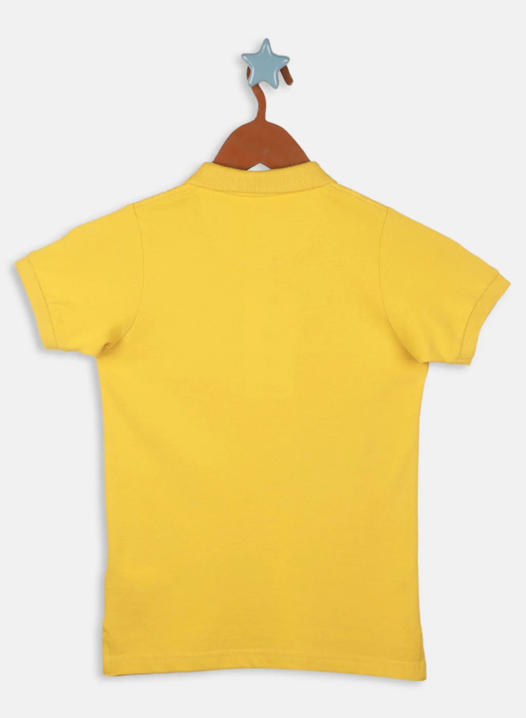 Boys Mustard Printed T-Shirt - Image 2