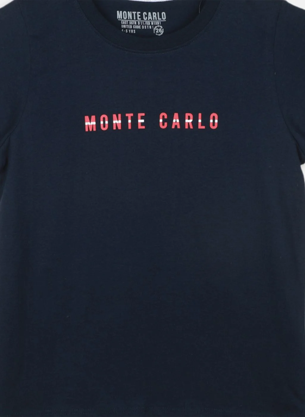 Boys Navy Blue Printed T-Shirt - Image 3