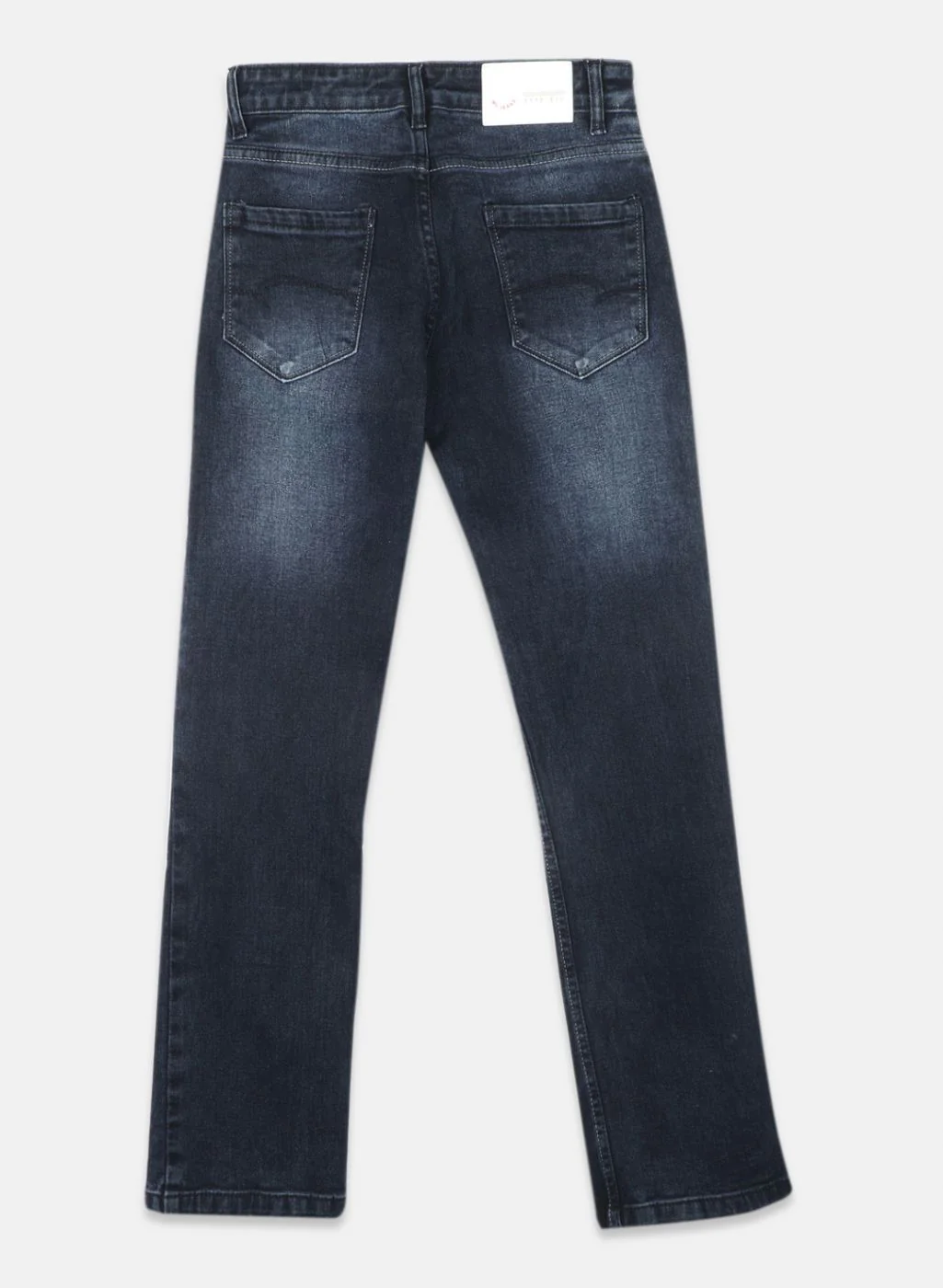 Boys NAvy Blue Regular Fit Denim - Image 2
