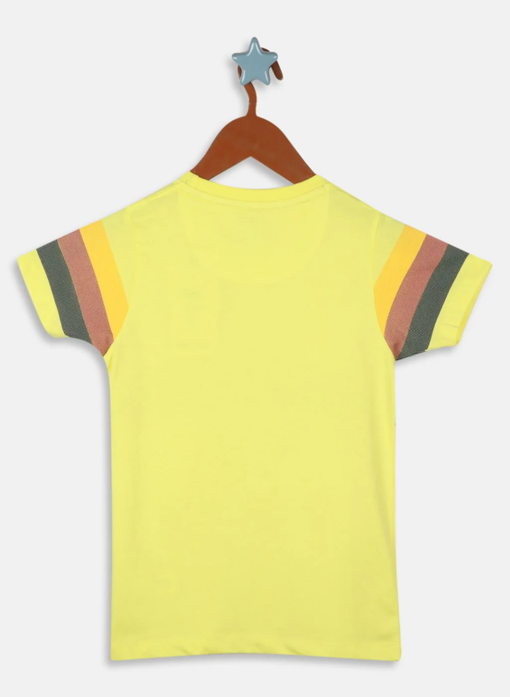 Boys Neon Green Printed T-Shirt - Image 2
